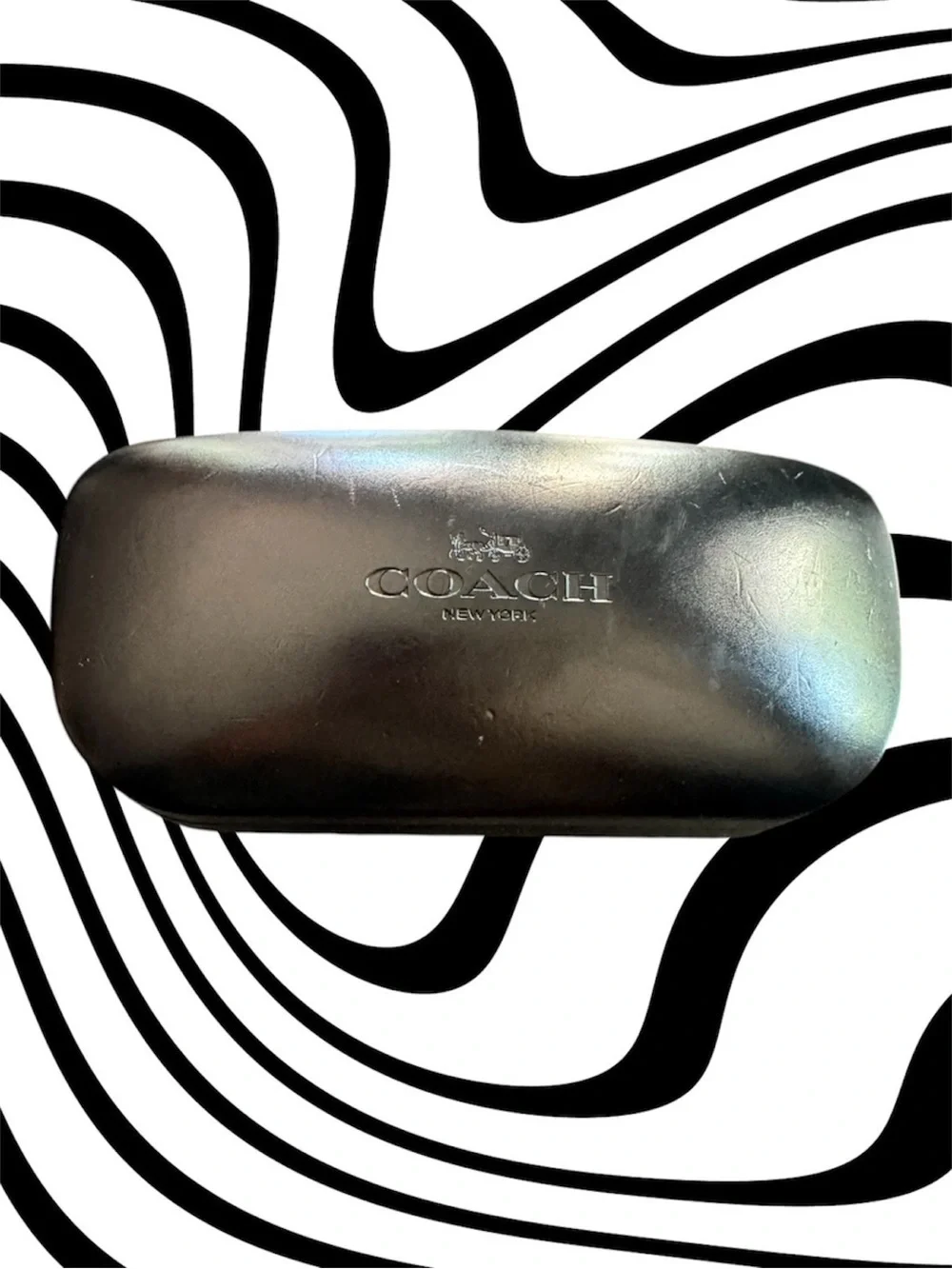 Coach Black Hard Shell Sunglass Case